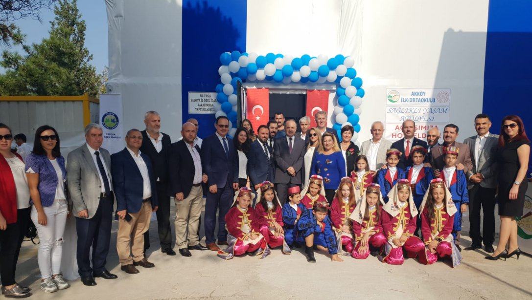 Akköy İlk ve Ortaokulu Kapalı Spor Salonuna Kavuştu